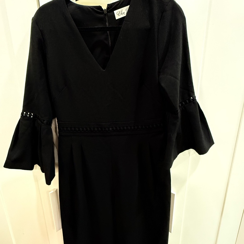 Elegant Black Jumpsuit with Flared Sleeves